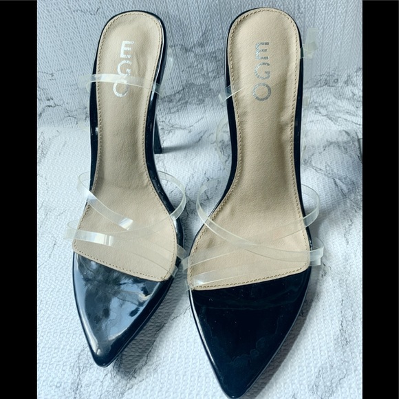 Clear Strappy Heel - Picture 2 of 3